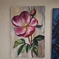 نقاشی بوم رنگ روغن