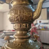 سماور برنجی|کلکسیون اشیاء عتیقه|سبزوار, قصبه غربی|دیوار