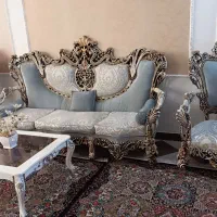 مبل سلطنتی 9 نفره شیک در حد نو