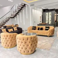 مبل راحتی ۸نفر با غذاخوری ۶ نفر با پایه استیل ۳۰۴|مبلمان خانگی و میز عسلی|کرج, عظیمیه|دیوار