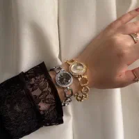ساعت تمام استیل|ساعت|رودسر, |دیوار