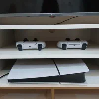 دستگاه ps5slim digital  دو دسته  بازی های دونفره