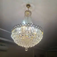 لوستر نوستالژی سلطنتی کریستال تماما اتریشی  اصل|لوستر و چراغ آویز|تهران, نازی‌آباد|دیوار
