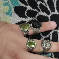 انگشتر نقره چهارتا گرمی 335 هزارتومان