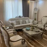 فروش فوری سرویس مبلمان غذا خوری کنسول چوب راش|مبلمان خانگی و میز عسلی|رشت, پستک|دیوار