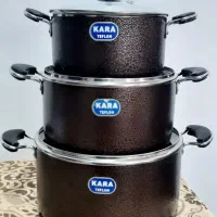 سرویس قابلمه تفلون ۶پارچه (نو)