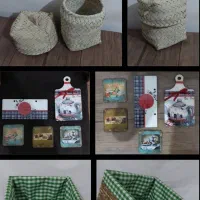 اکسسوری آشپزخانه، جا نونی چوبی قندان حصیری و...