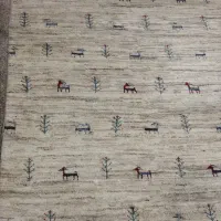 فرش گبه پشم دستباف