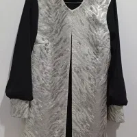 مانتو زنانه ژاکارد در حد نو