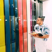 ساخت تعمیر دکور کابینت کمددیواری و ..