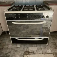 گاز ۵ شعله سالم، شیشه تازه تعویض شده