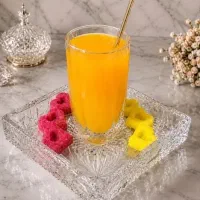 پک۷تایی شربت خشک خانگی انبه زعفران گل محمدی و...