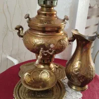سماور برنجی ذغالی|سماور، چای‌ساز، قهوه‌ساز|قرچک, باقرآباد|دیوار