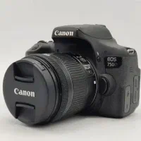 فروش دوربین کانن اصلی مدل 750d  با سه پایه و شارژر