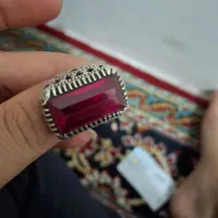 انگشتر یاقوت تراشه|جواهرات|مشهد, مهدی آباد|دیوار