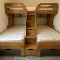 تخت دوطبقه نوجوان آنتیک