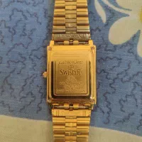 ساعت روکش آب طلا