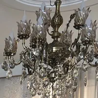 لوستر برنز۱۲شاخه یک جفت دوتا