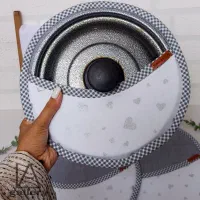 ست سفید و طوسی کتان نخ ترک|حراج|بندر ترکمن, |دیوار