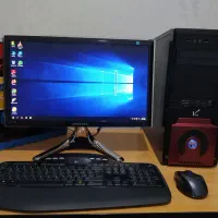 کامپیوتر پرقدرت ddr3 رم 8 هارد 500 مانیتور 20 LED