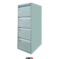 فایل فلزی چهار کشو قفل مرکزی (مدیران صنعت)