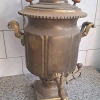 سماور آنتیک و شومینه گازی