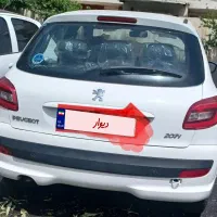 پژو ۲۰۷ سقف فلز در حد نو