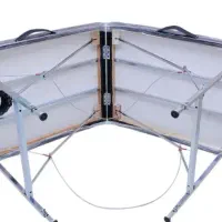 تخت پرتابل چمدانی نو و یونیک جک دار و تخت سه تیکه