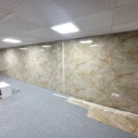 نصب ماربل شیت کفپوش. پانل .آینه دکوراتیو تی وی وال|خدمات پیشه و مهارت|اردبیل, |دیوار