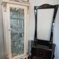 بوفه و آینه شمعدان