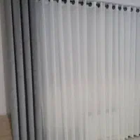 پرده حریر ودکور مخمل شانل پانچ طوسی نونونو