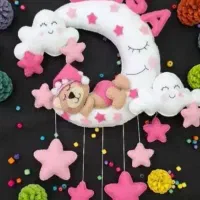 آویز نمدی دراتاق کودک