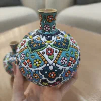 گلدان مینا کاری