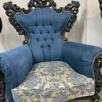 مبل سلطنتی ۹نفره سالم|مبلمان خانگی و میز عسلی|شاهین‌شهر, عطار|دیوار