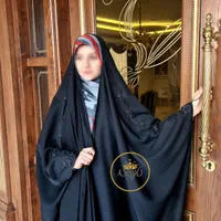 چادر مشکی جده عربی سنگدوزی و ساده کد KooR76|لباس|شهرکرد, |دیوار