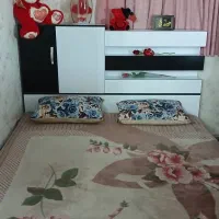 تخت دونفره  اسپرت شلف دار