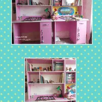 تخت دوطبقه ومیز تحریر (دوتا)