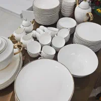 سرویس غذاخوری چینی ۱۸ نفره|ظروف سرو و پذیرایی|رشت, پستک|دیوار