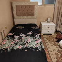 تخت و پاتختی با تشک طبی سالم