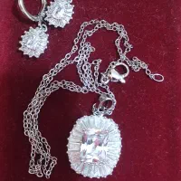 نیم ست استیل رنگ ثابت (نقره ای شاین)