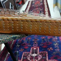 سنتور بامهر شاهین جدیدی همراه میز سنتور|سازهای سنتی|زاهدان, |دیوار
