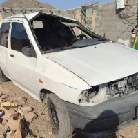 ماشین پراید تصادفی