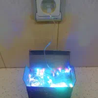 ریسه رنگی ریسه RGB|ریسه و چراغ تزئینی|قم, چهار امامزاده|دیوار