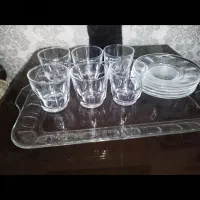 استکان نعلبکی سینی مدل انگشتی