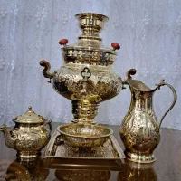 سماور ذغالی برنز|سماور، چای‌ساز، قهوه‌ساز|اردبیل, |دیوار