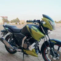 اپاچی سبز مشکی|موتورسیکلت|تربتحیدریه, مسجد جامع|دیوار