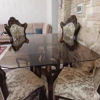 ست مبلمان استیل هفت نفره با ناهار خوری ۶نفره|مبلمان خانگی و میز عسلی|کرج, کوی کارمندان جنوبی|دیوار