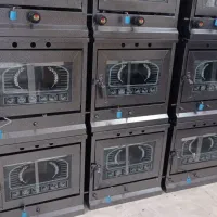 تنور کوره ای مشکی نقره ای ضخیم