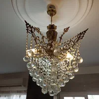 سه عدد لوستر برنز|لوستر و چراغ آویز|شهریار, کرد امیر|دیوار