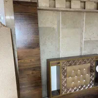 تخت یک نفره طرح چوب|تخت و سرویس خواب|رشت, گلباغ نماز|دیوار